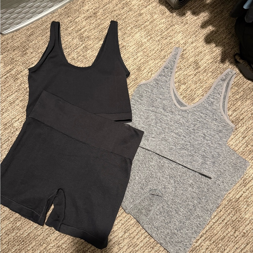 Colsie Black and Gray lounge sets